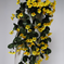 искусственные цветы фиалка (куст) цвета желтый 1