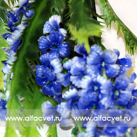 искусственные цветы лаванда цвета синий 12