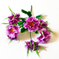 искусственные цветы букет маргариток с добавкой осока цвета сиреневый 8