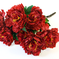 искусственные цветы пионы цвета бордовый 61