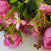 искусственные цветы пион цвета темно-розовый 10