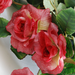 искусственные цветы маленькие розы цвета малиновый 11