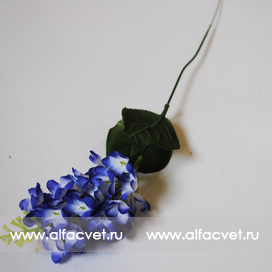 искусственные цветы сирень цвета синий с белым 58