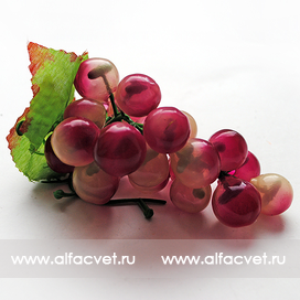 искусственные цветы виноград маленький цвета красный 4